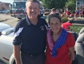 Sen. Brewster in 4th of July Parades - Monroeville and Brentwood :: July 4, 2018