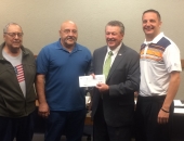 Senator Brewster Attends Anheuser-Busch Check Presentation to Vandergrift Police Department :: October 2, 2017