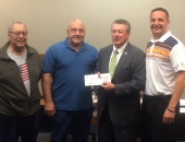 Senator Brewster Attends Anheuser-Busch Check Presentation to Vandergrift Police Department :: October 2, 2017