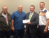 Senator Brewster Attends Anheuser-Busch Check Presentation to Vandergrift Police Department :: October 2, 2017