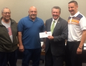 Senator Brewster Attends Anheuser-Busch Check Presentation to Vandergrift Police Department :: October 2, 2017