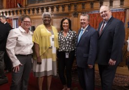 April 29, 2024: Sen. Brewster and his staff joined Gov. Josh Shapiro in the Governor’s Reception Room for the signing of Brewster’s Senate Bill 146 as Act 1 of 2024.   This bill will provide for a dedicated fishing license fee exemption for individuals participating in therapeutic angling programs sponsored by various established service groups, such as Project Healing Waters and Wounded Warriors.