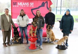 April 26, 2022:  Senator Jim Brewster hosted a FREE Informational Pet Training Session at Renziehausen Par where dog owners gained training knowledge from professional trainers.