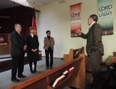 Salvation Army Check Presentation :: January 21, 2016