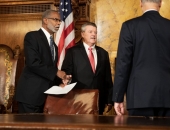 Sen. Brewster and Governor Tom Wolf Signing SB 403 :: November 13, 2018