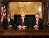 Sen. Brewster and Governor Tom Wolf Signing SB 403 :: November 13, 2018