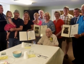 Sen. Brewster Attends James McLaughlin's 100th Birthday Party :: August 24, 2018