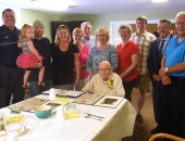 Sen. Brewster Attends James McLaughlin's 100th Birthday Party :: August 24, 2018