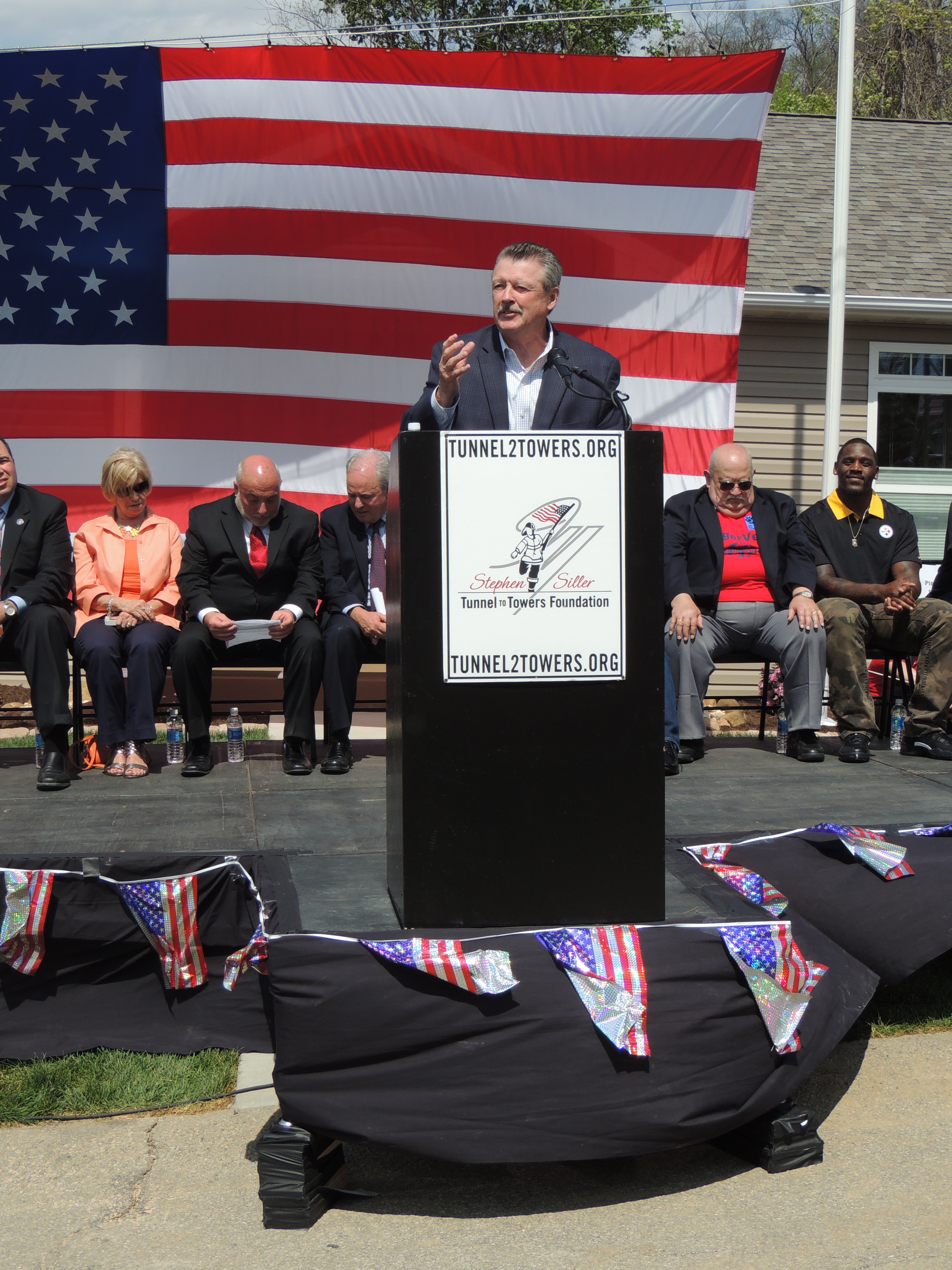 Senator Brewster Attends The Stephen Siller Tunnel to Towers Foundation Home Dedication to US Army SSG Michelle Satterfield :: April 25, 2016