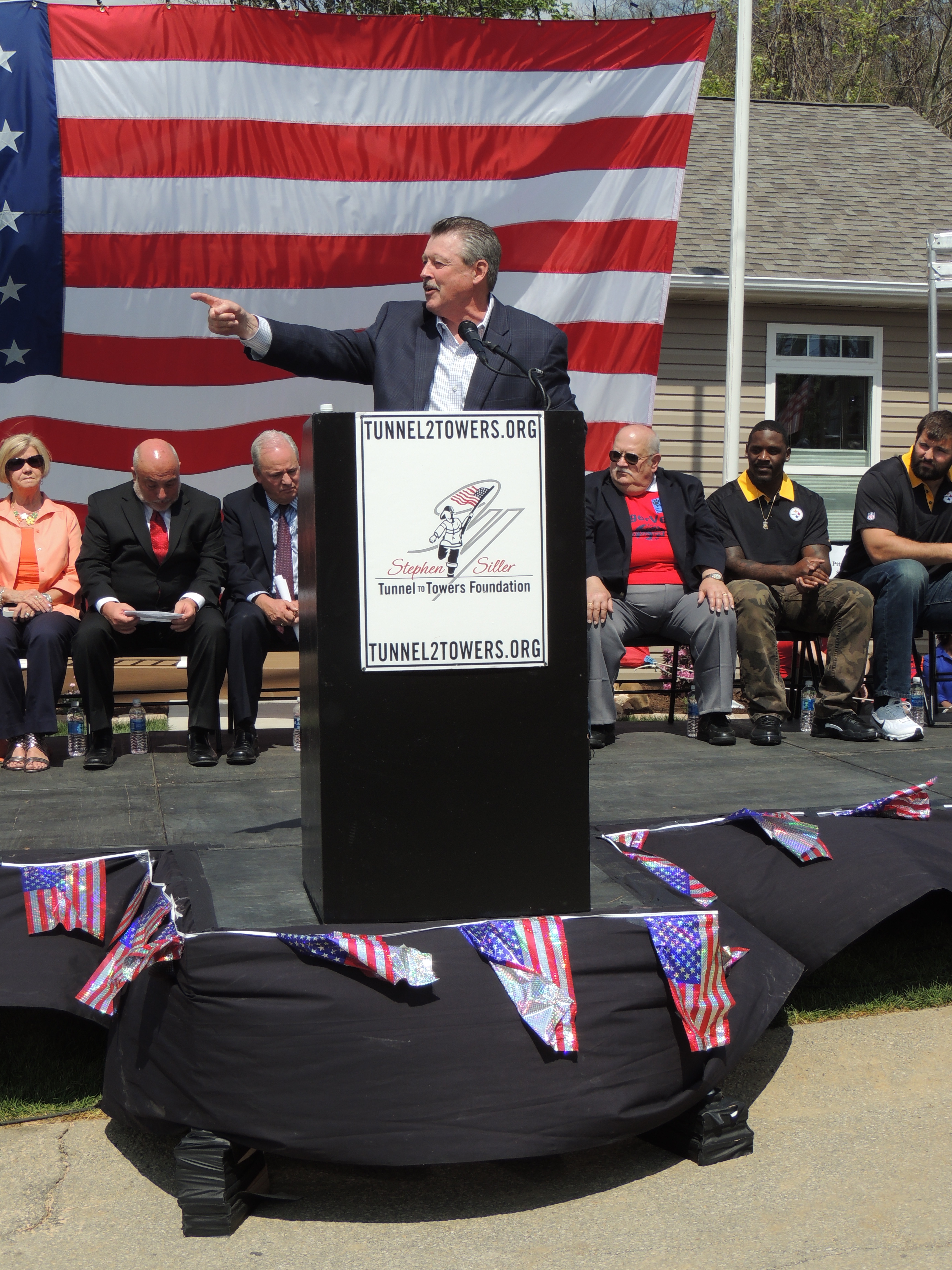 Senator Brewster Attends The Stephen Siller Tunnel to Towers Foundation Home Dedication to US Army SSG Michelle Satterfield :: April 25, 2016