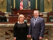 Senator Brewster is Sworn-In at the State Capitol for Another Term as Senator for 45th District :: January 3, 2016