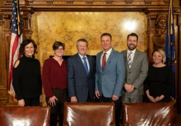 Senator Jim Brewster attends Sunday Hunting Bill Signing in Pennsylvania State Capitol :: December 17, 2019