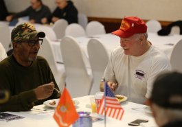 November 8. 2019: Sen. Brewster Hosts Veterans Breakfast at American Legion, White Oak