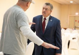 November 8. 2019: Sen. Brewster Hosts Veterans Breakfast at American Legion, White Oak