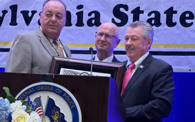 Brewster Receives Appreciation Award from Statewide FOP
